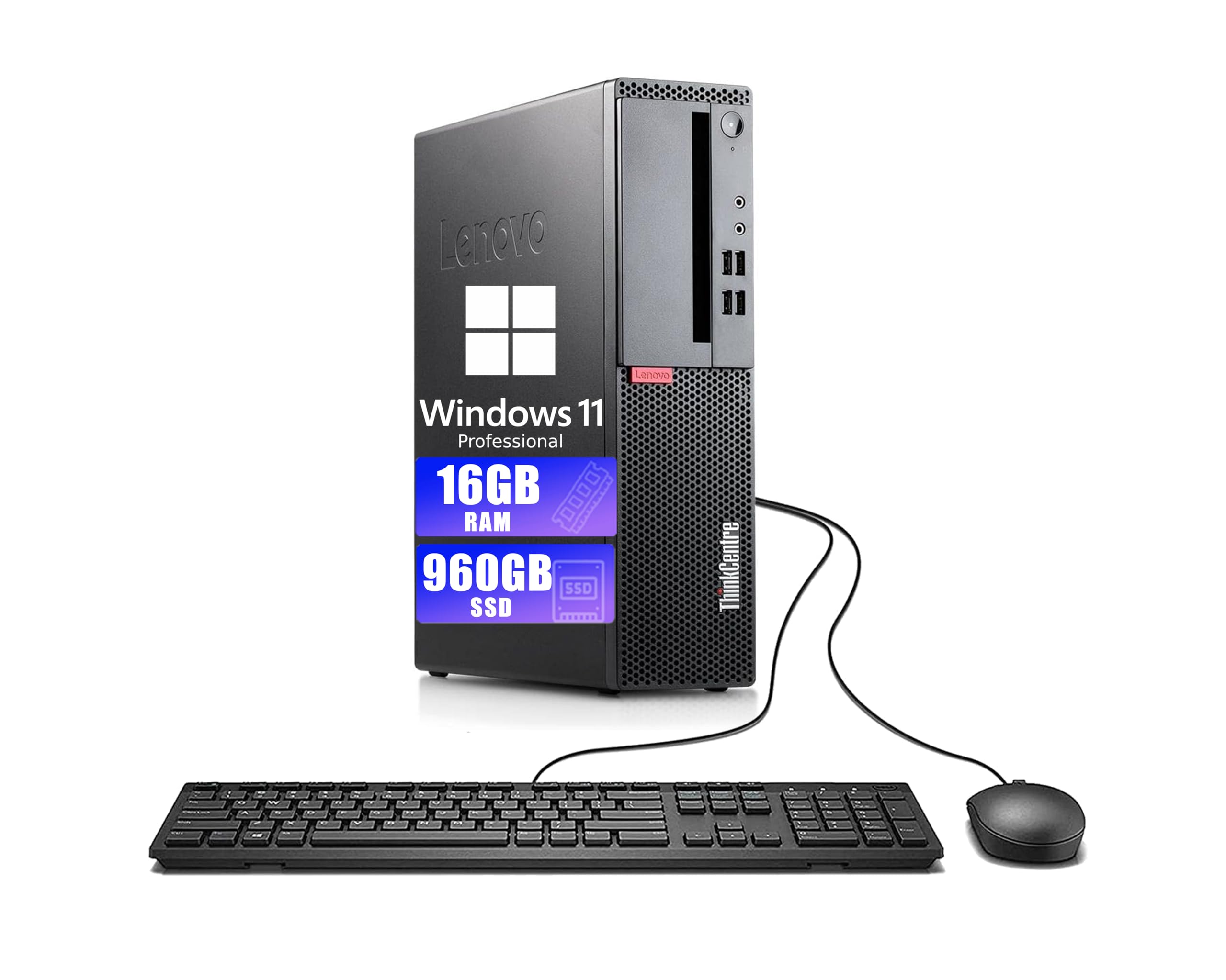 Amazon.com: Lenovo ThinkCentre M710S SFF Desktop, Core 6th Gen 3.7